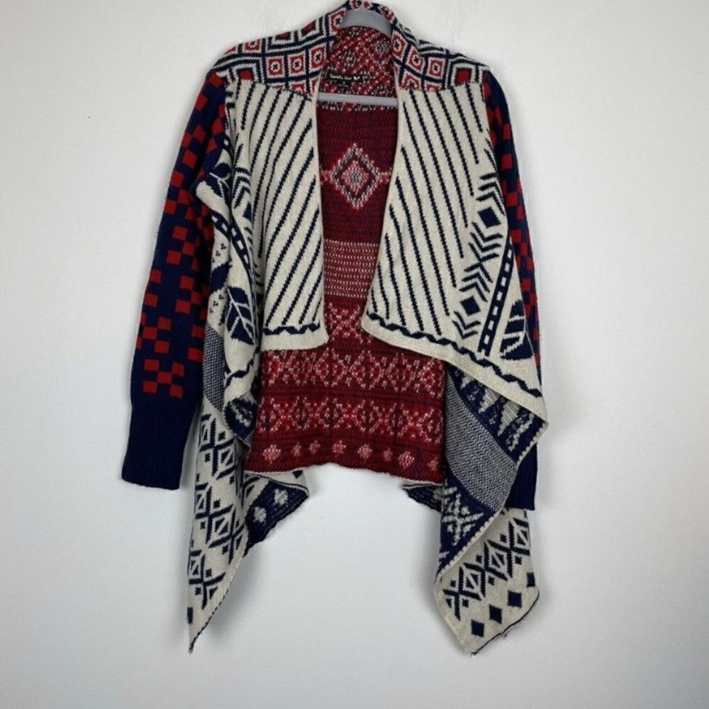 Double Zero Aztec print cardigan size M